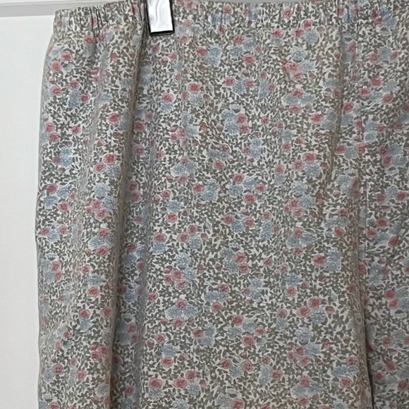 Vintage 100% cotton flannel cozy floral ruffled pyjama set - Picture 9 of 13